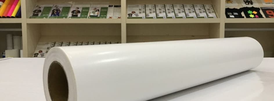 Glossy White Vinyl - High-grade 80gsm vinyl for durable and vibrant decals